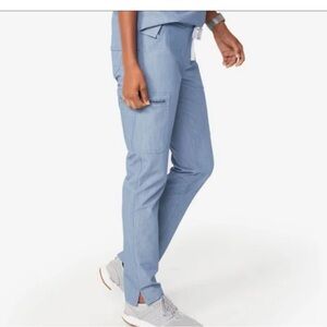 XXS Figs Heather Indigo Yola scrub pants